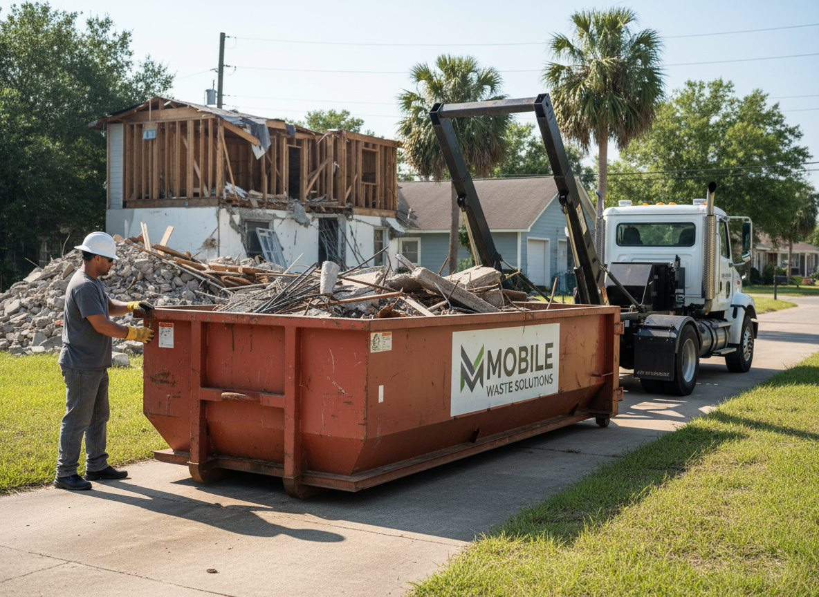 Construction Dumpster Rental in Mobile